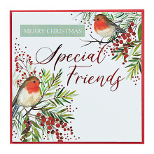 JXC1675 Special Friends Traditional Square Christmas Card XBV-133-SC29