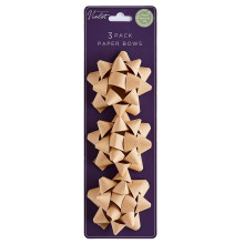 XF2005 Recyclable 3 Pack Of Kraft Paper Bows