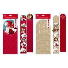 XF0803 Christmas Card Holder Traditional 2 Pack