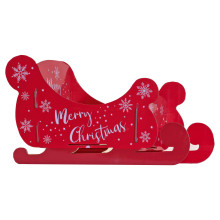 XG2801 Large Red Xmas Sleigh Gift Box