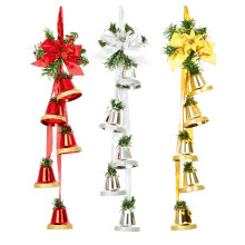 XG3307 Bell Cluster Red/Gold/Silver 5Pce