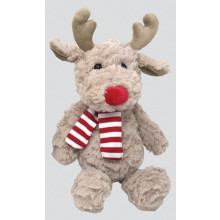 XG4406 Plush Fluffy Reindeer 20cm Asst