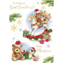 JXC1109 Great Grand Daughter Juvenile 50 Christmas Cards