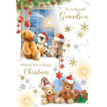 JXC1139 Great Grandson Juvenile 50 Christmas Cards