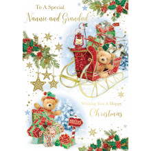 JXC1272 Nannie+Grandad Juvenile 50 Christmas Cards