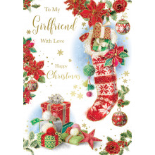 JXC1171 Girlfriend Trad 50 Christmas Cards
