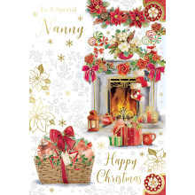 JXC1961 Nanny Trad C50 Christmas Card GL50004-16