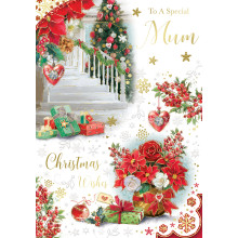 JXC1856 Mum Trad C50 Christmas Card GL50006-11