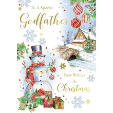 JXC0987 Godfather Trad 50 Christmas Cards