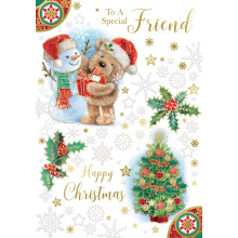 JXC2857 Special Friend Male Cute C50 Christmas Card XGL50015-4