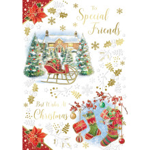 JXC2899 Special Friends Trad C50 Christmas Card XGL50019-24