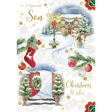 JXC2493 Son Trad C50 Christmas Card XGL50020-10