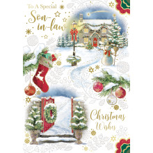 JXC2786 Son-In-Law Trad C50 Christmas Card XGL50020-12