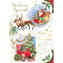 JXC2043 Someone Special Male Trad C50 Christmas Card GL50023-11
