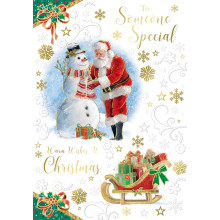 JXC2711 Someone Special Male Trad C50 Christmas Card XGL50023-11