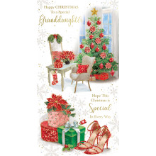 JXC0367 Grand-Daughter Trad 72 Christmas Cards