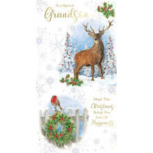 JXC0407 Grandson Trad 72 Christmas Cards