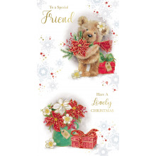 JXC0630 Special Friend Female Cute 72 Christmas Cards