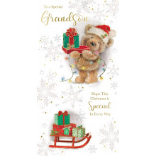 JXC0408 Grandson Cute 72 Christmas Cards