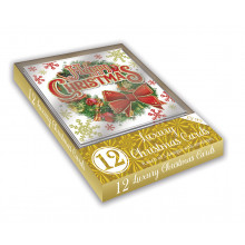 Christmas Box Cards Acetate Wreath