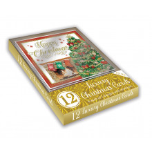 Christmas Box Cards Acetate Tree
