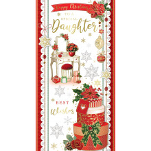JXC0998 Daughter Trad 72 Christmas Cards