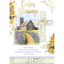 JEC0160 Open Religious C50 Easter Cards XYE5008B-1
