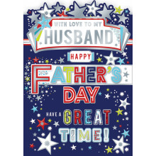 JFC0078 Husband Trad 50 Father's Day Cards