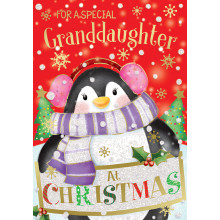 JXC0365 Grand-Daughter Juvenile 50 Christmas Cards