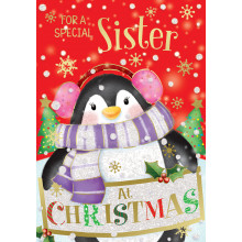 JXC0250 Sister Juvenile 50 Christmas Cards