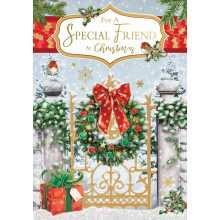 JXC0645 Special Friend Male Trad 50 Christmas Cards