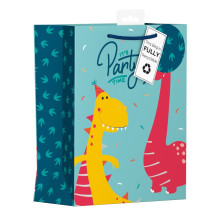 Gift Bag Dinosaurs Medium