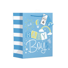 Gift Bag Blue Baby Boy Large