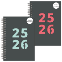 Academic Diary A5 Spiral WTV