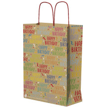 Gift Bag Eco Nature Happy B/Day Large