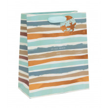 Gift Bag Ocean Horizon Stripe Large