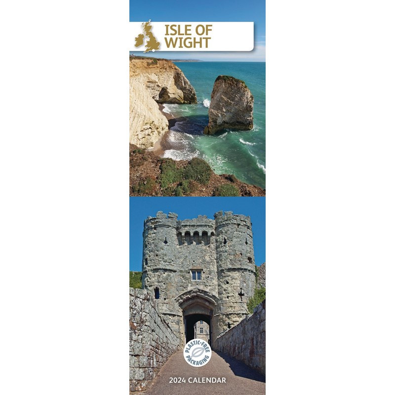 DF1202 Slim Calendar Isle of Wight - 2024 Calendars & Diaries