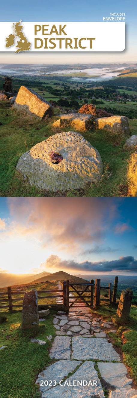 DE01207 Slim Calendar Peak District