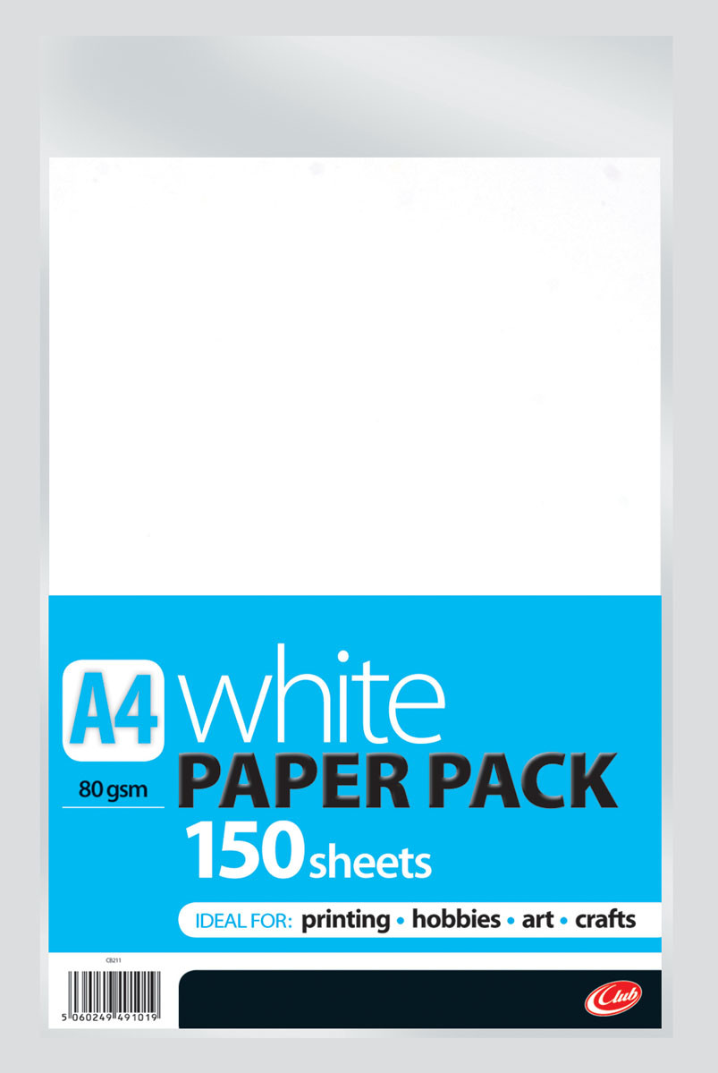 A4 White Craft Paper 80gsm 150 Sheets Copier & Specialist Papers