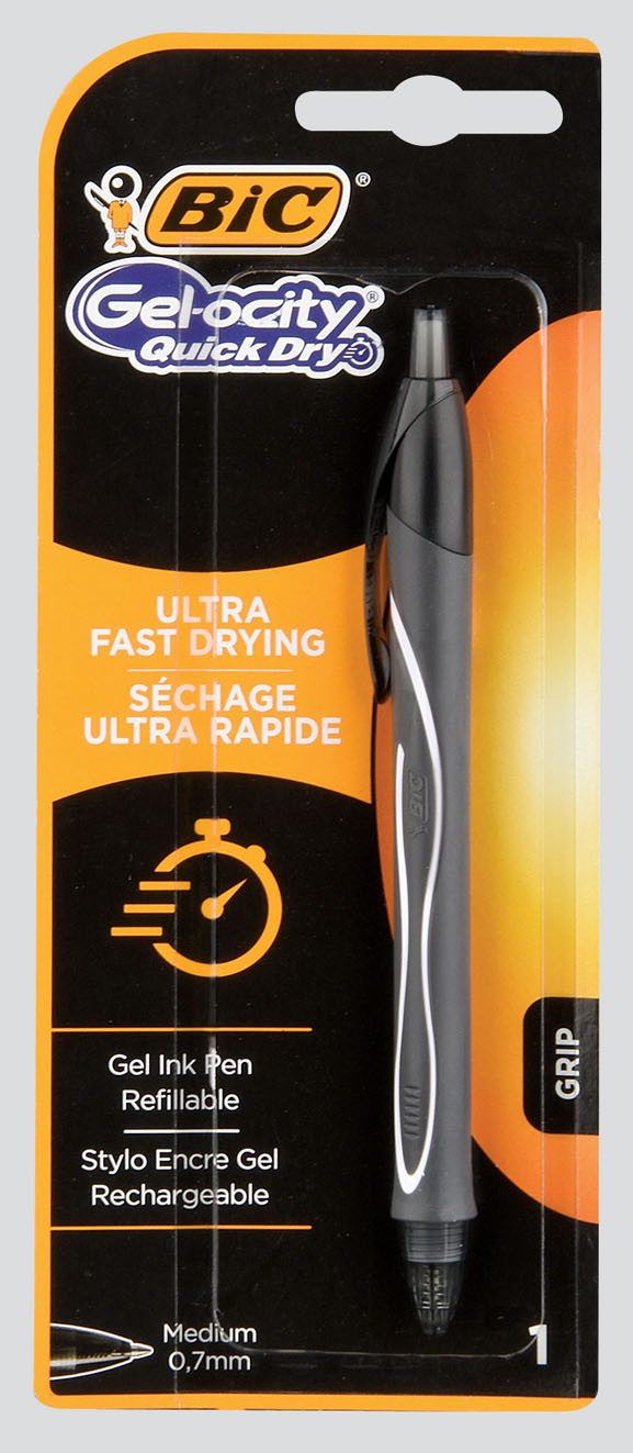 Bic Gelocity Quick Dry Pen Black